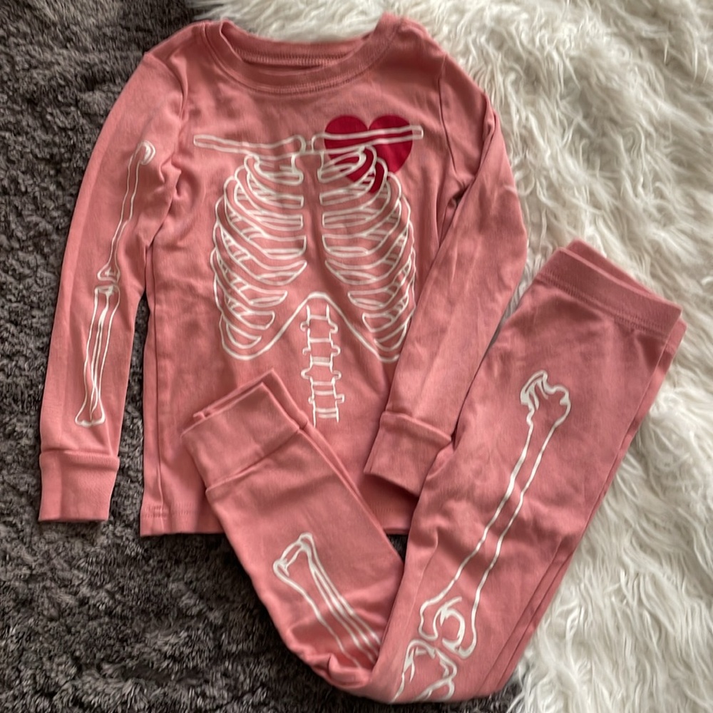 Old Navy 4T Skeleton Pajamas